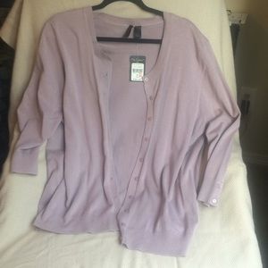 Lavender cardigan